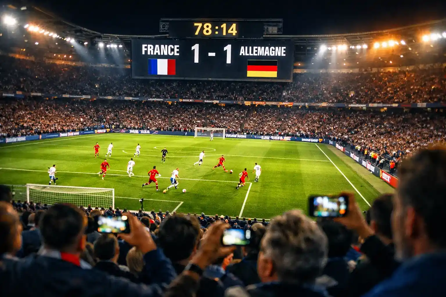 Interface de paris en direct pendant un match de Coupe du Monde 2026